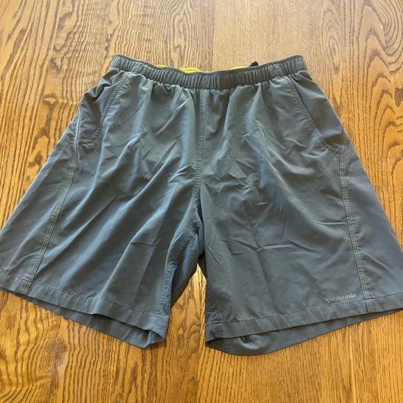 Patagonia Other - Men’s Gray Lined Patagonia Strider Pro Running Shorts Size S Vented Crotch